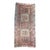 Vintage Anatolian Turkish Kilim Gallery Rug, Flat-Woven Geometric Pattern, Brick Red & Ivory, 6x14 For Sale