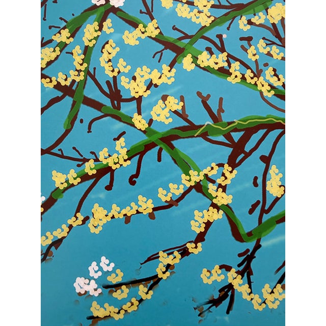 David Hockney, a Year in Normandie (Blossom Tree), 2020-2021 (Detail) Composite iPad Painting, Copyright David Hockney, Printed in Uk For Sale - Image 10 of 11