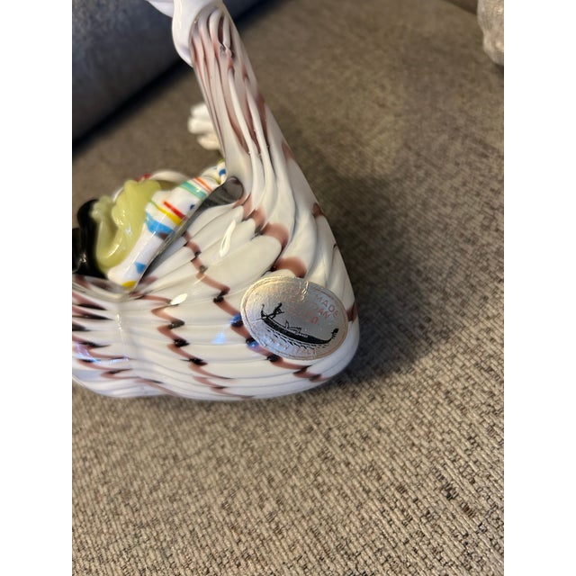 Rare Vintage Murano Blown Glass Circus Clown Figurine For Sale In Portland, ME - Image 6 of 7