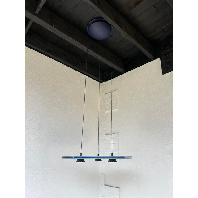 1980s Aurora Pendant Light from Arteluce, 1980 For Sale - Image 5 of 18