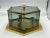 Modernist Smoked Glass Brass Ceiling Lamp attributed to Luigi Colani for Jsb, 1970s For Sale - Image 4 of 9