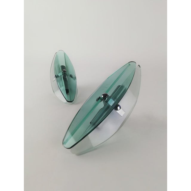Wall Sconces in Turquoise Glass attributed to Veca, Italy, 1970s, Set of 2 For Sale - Image 17 of 18