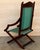 Pair of Old Hickory Style Wooden Low Armchairs For Sale - Image 9 of 12