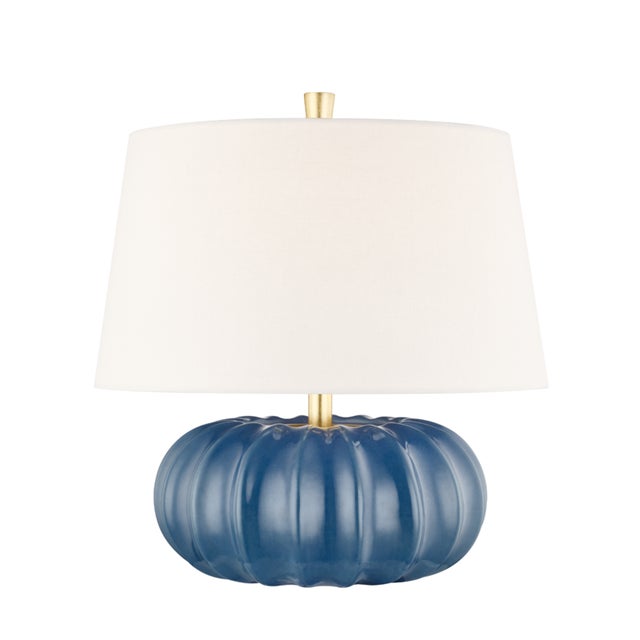 Transitional Bowdoin 1 Light Small Table Lamp - Porcelain - Sbl For Sale - Image 3 of 3