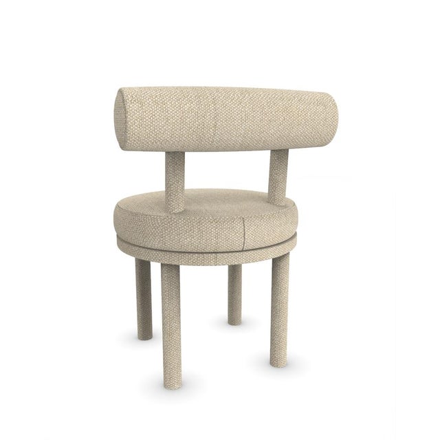 Moca Chair in Safire 14 Fabric by Studio Rig for Collector For Sale - Image 4 of 7