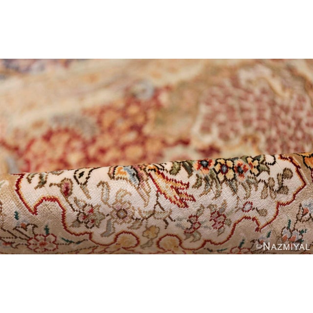 Modern Animal Motif Silk Chinese Area Rug For Sale - Image 11 of 12