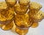 Mid 20th Century Amber Honeycomb Champagne Coupes- Set of Eight For Sale - Image 5 of 9