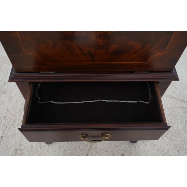 Henkel Harris Queen Anne Mahogany Silver Chest | Chairish