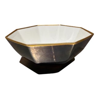 Fitz & Floyd Octagonal Serving Vegetable Bowl Renaissance Mid Century For Sale