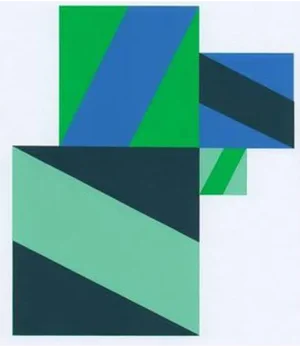 1997 Abstract Serigraph by Anton Stankowski, Limited Edition