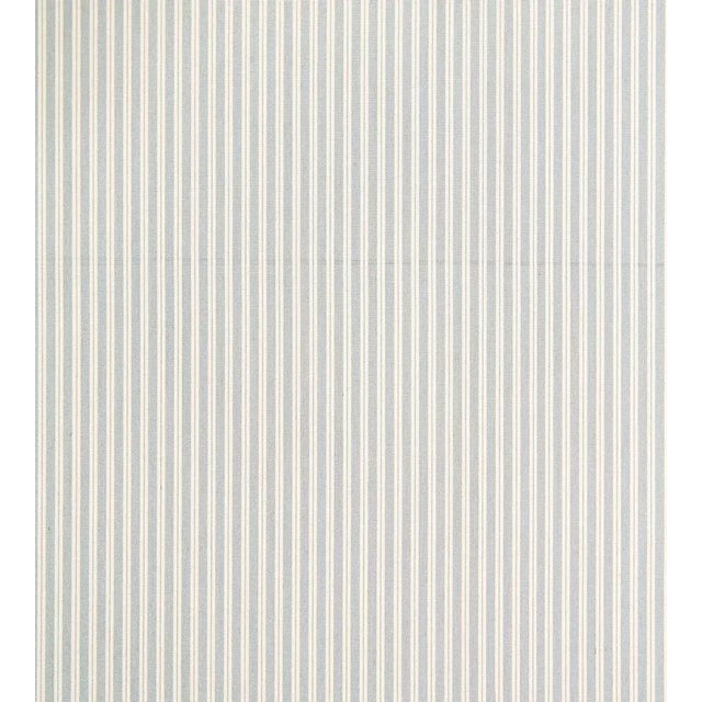 Traditional Sample - The House of Scalamandré Kent Stripe Fabric, Pearl Grey For Sale - Image 3 of 3
