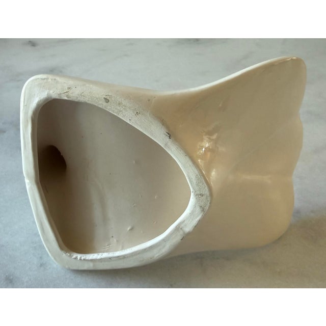 Ceramic Vintage Ceramic Swan Towel Holder For Sale - Image 7 of 9