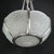 Art Deco Nickel-Plated Ceiling Light by Muller Freres, Luneville, 1930s For Sale - Image 3 of 14