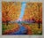 Gold Impressionist Original Oil on Canvas Painting #4 For Sale - Image 8 of 8