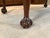 Brown Antique Mahogany Oval Ball and Claw Extension Dining Table For Sale - Image 8 of 9
