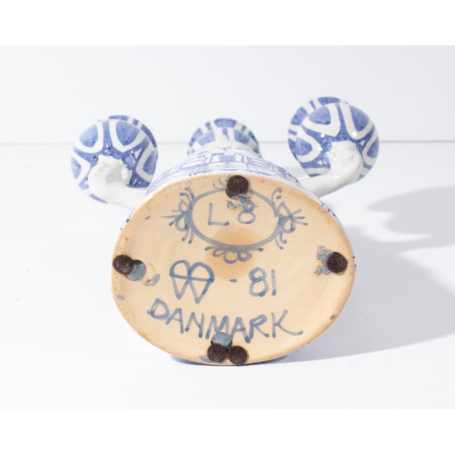 White Female Figure Candlestick Holder by Bjorn Wiinblad For Sale - Image 8 of 9