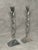 Silver Vintage Chrome Twist Candleholder, Set of 2 For Sale - Image 8 of 8