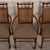 Wood 1970s Vintage Stanley Furniture Co. Faux Bamboo Cane Back Rolling Arm Chairs - Set of 4 For Sale - Image 7 of 12