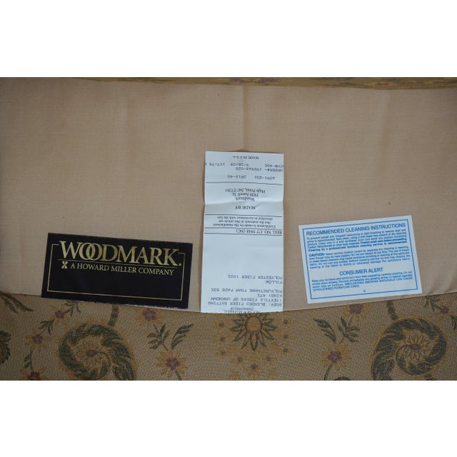 Pair of Woodmark Italian Style Upholstered Lounge Chairs For Sale - Image 12 of 12