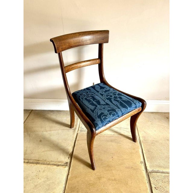 Antique Regency Mahogany Chairs, 1820, Set of 2 For Sale - Image 4 of 6