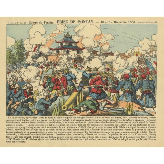Capture of Sontay, 1883, Paper For Sale - Image 3 of 10