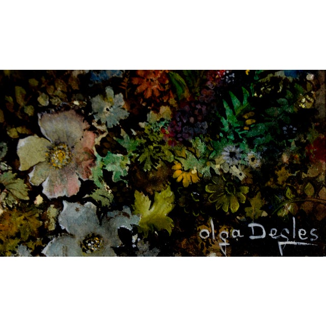 Paint "Yellow Daises" - Watercolor on Illustration Board by Olga Degles For Sale - Image 7 of 9