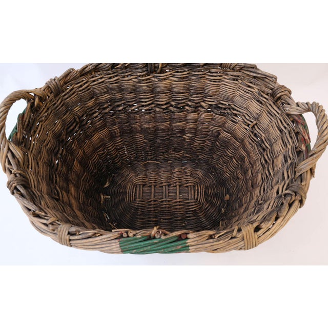 Large Grape Gathering Basket Chairish