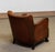 Club Chair in Tan Brown Patinated Leather in the style of Fritz Hansen, 1930s For Sale - Image 9 of 16