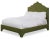 Modern Clementine California King Bedframe, Olive Velvet For Sale - Image 3 of 4