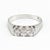Ring in White Gold with Diamonds For Sale - Image 3 of 4