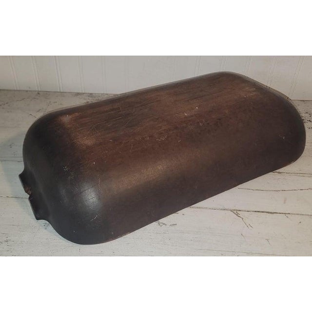 19th Century Early 19Thc Wooden Carved Dough Bowl For Sale - Image 5 of 5
