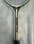 American Vintage C1970s Garcia Xl-200 White and Blue Wooden Tennis Racket For Sale - Image 3 of 12