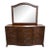 Universal Furniture Transitional Burled-Finish Dresser With Mirror For Sale