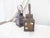 American Vintage Copper Lantern Sconces - A Pair For Sale - Image 3 of 4