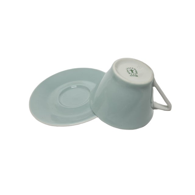 Postmodern Postmodern Cup and Saucer, Austria, 1960s, Set of 2 For Sale - Image 3 of 5