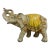 Large Hollywood Regency Polychrome Elephant Sculpture For Sale