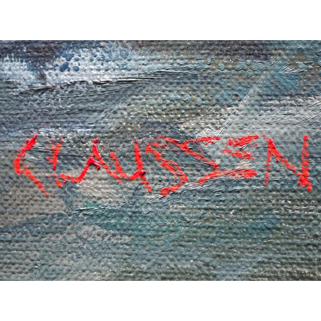 Contemporary Enjoy the Temptations of the Past by Andreas Claussen | Oil on canvas Man dreaming of junk food. For Sale - Image 3 of 5