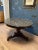 Brown French Mahogany Gueridon Table with Marble Top For Sale - Image 8 of 9