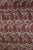 1910s Hand-Knotted Antique Kashan Persian Rug in Red Paisley Pattern For Sale - Image 5 of 7