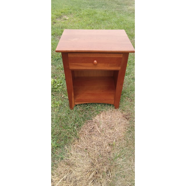 Stanley Furniture 1980s Stanley Bedside Table For Sale - Image 4 of 11