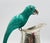 Metal 1960s Alfredo Villasana Taxco Turquoise Parrot Silver Plate Pitcher, Mexican Silver For Sale - Image 7 of 16