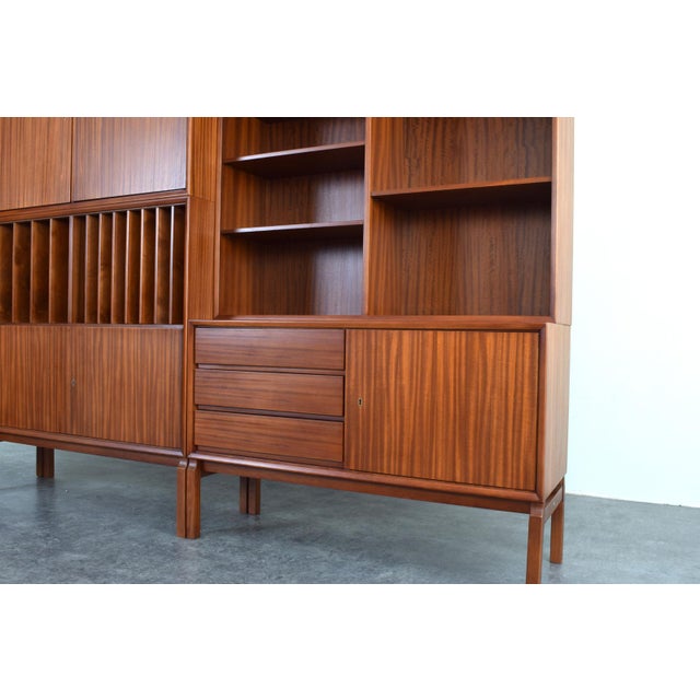 Mid-Century MTP Teak Wall Unit by M. Grabiński for Ikea, 1960s, Set of 3 For Sale - Image 10 of 13