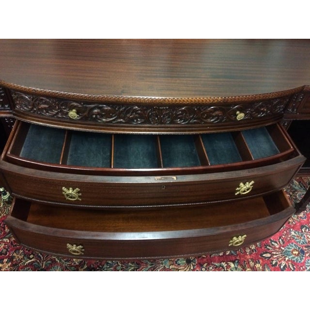 Antique Sideboard, Mahogany Buffet For Sale - Image 12 of 16