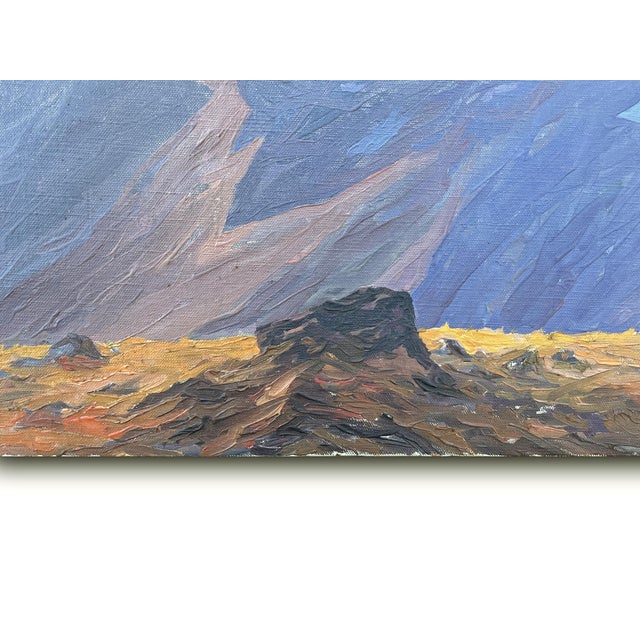 F. Reimann, Großglockner, 1920s, Oil on Canvas, Framed For Sale - Image 13 of 15