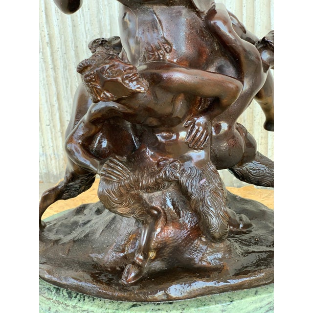 Early 20th Century Early 20th Century Cast Bronze Statue of a Cherub Angel Signed by Ferdinando de Luca, Italy For Sale - Image 5 of 18