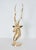 Mid-Century Modern Brass Gazelle Sculpture For Sale - Image 3 of 6