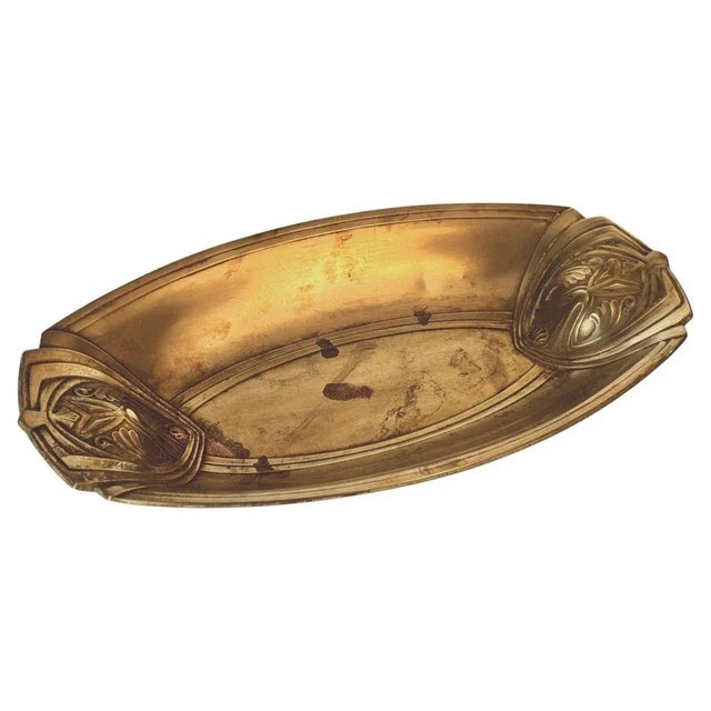 Vintage Art Nouveau Oval Tray, 1920 For Sale - Image 15 of 15