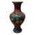 Vintage Chinese Cloisonné Enabled Vase For Sale