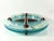 Tray dimensions - diameter: 40cm - height: 8cm Appetizer set dimensions - diameter: 24cm - height: 30cm This piece has an...