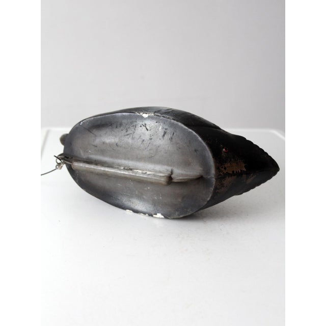 Vintage Neumann & Bennetts Plasti-Duk Scaup Duck Decoy With Weight For Sale - Image 16 of 16